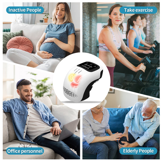 Infrared Heated Knee Massager — Rechargeable & Portable