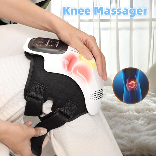 Infrared Heated Knee Massager — Rechargeable & Portable